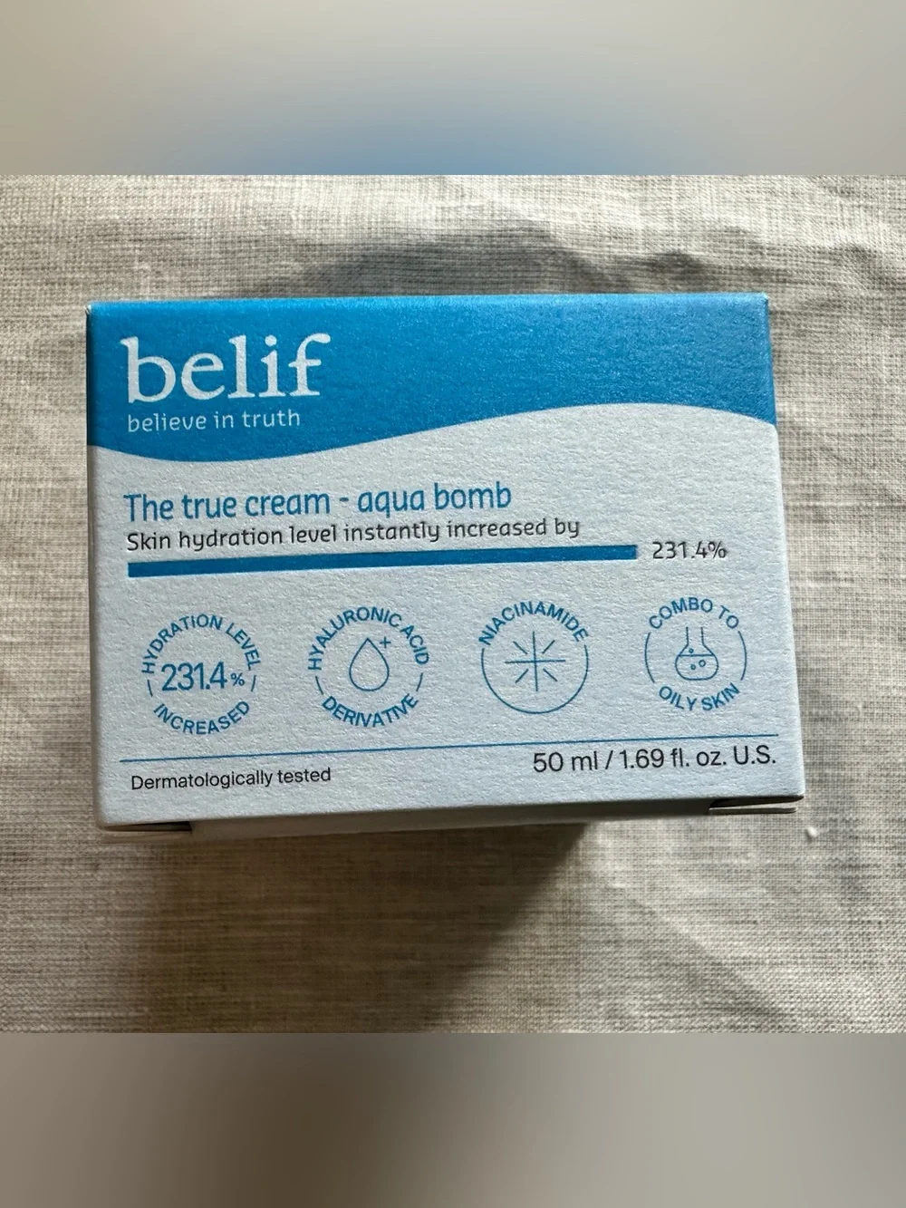 belif The True Cream – Aqua Bomb 50ml / 1.69 fl oz – BRAND NEW